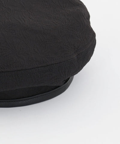 Floral Pattern Jacquard Beret