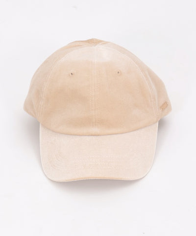 Back Ribbon Velour Cap