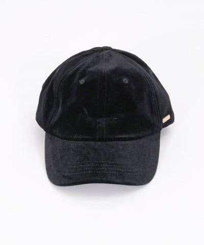 Back Ribbon Velour Cap