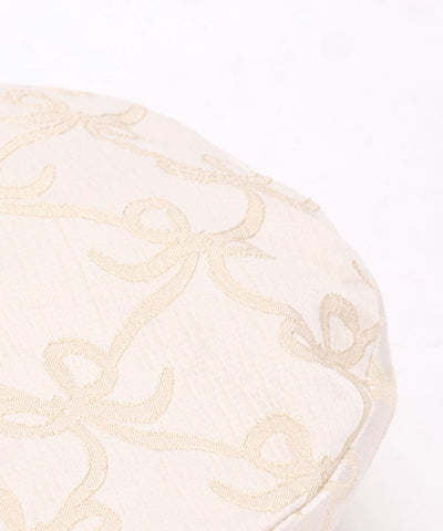 Ribbon Pattern Jacquard Beret