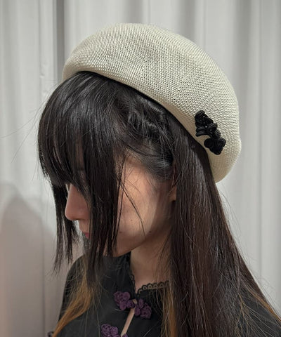 Chinese Button Summer Beret (Time-limited Price)