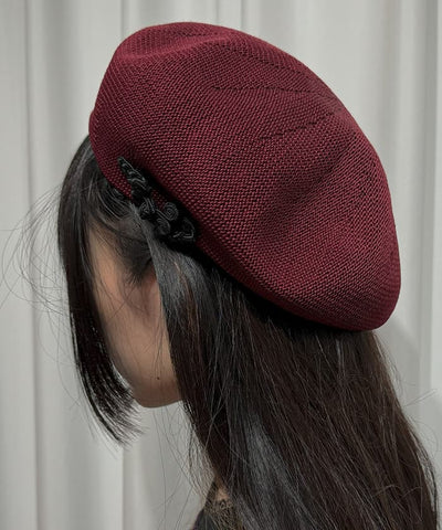 Chinese Button Summer Beret (Time-limited Price)