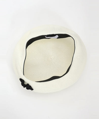 Chinese Button Summer Beret