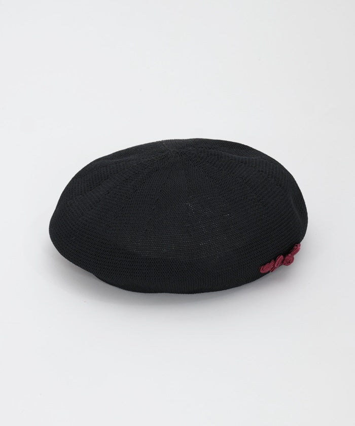 Chinese Button Summer Beret