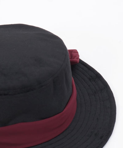 Color Scheme Ribbon Velour Hat