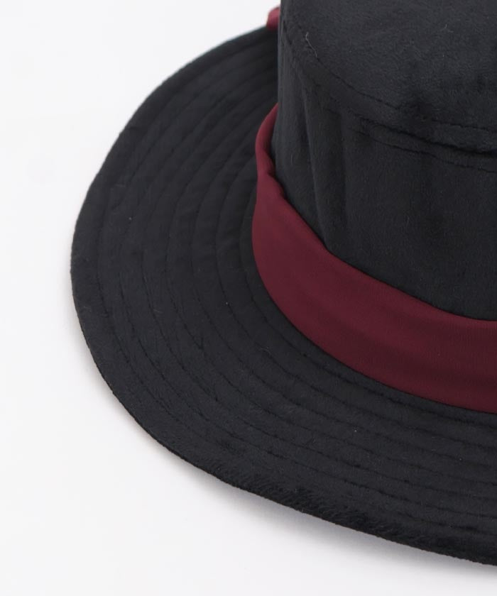 Color Scheme Ribbon Velour Hat