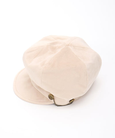 Side Button Velour Casquette