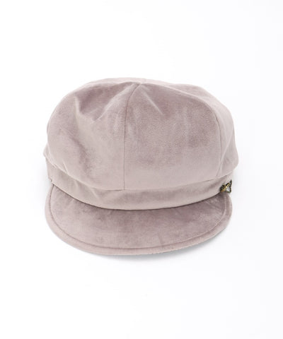 Side Button Velour Casquette