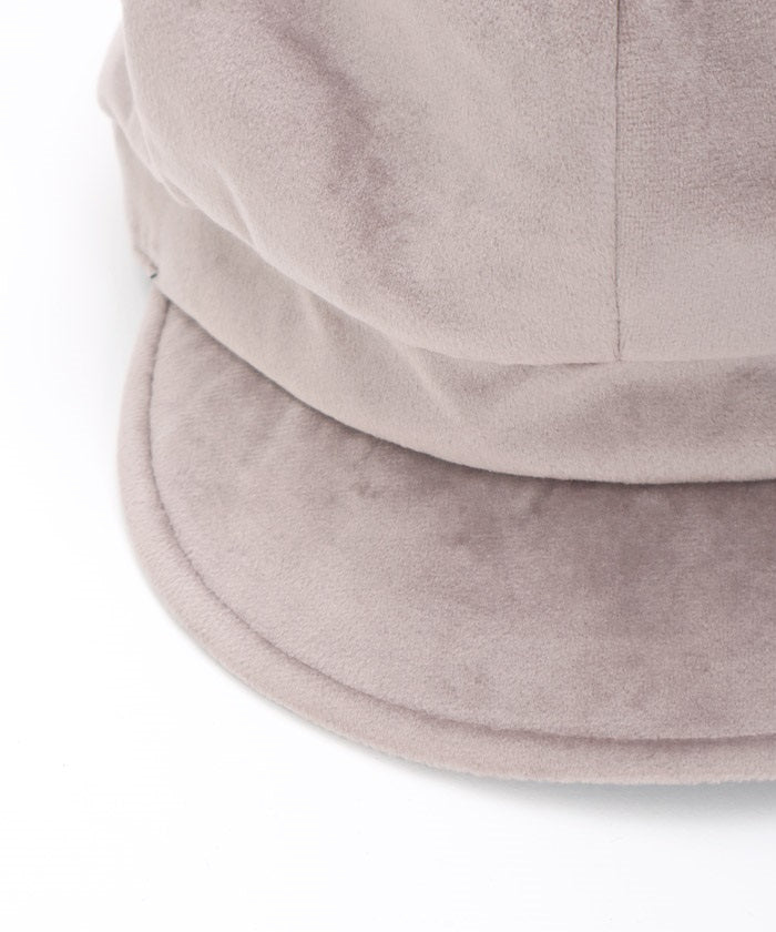 Side Button Velour Casquette