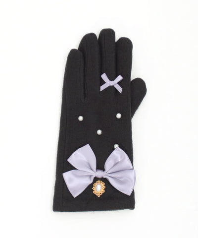 Pearl & Ribbon Gloves