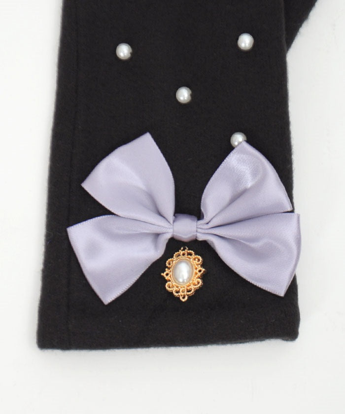 Pearl & Ribbon Gloves