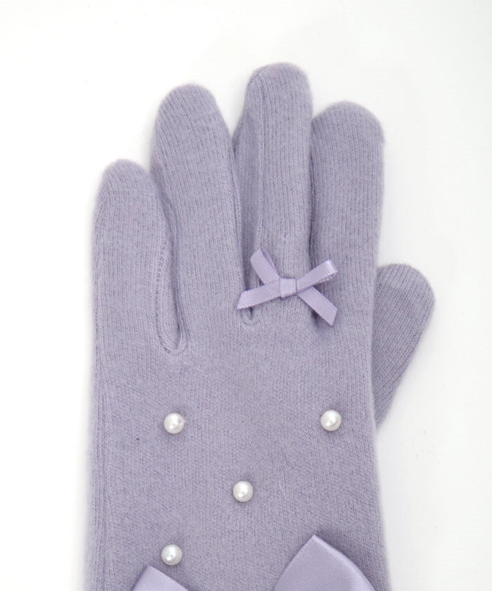 Pearl & Ribbon Gloves