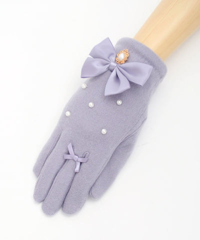 Pearl & Ribbon Gloves