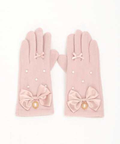 Pearl & Ribbon Gloves