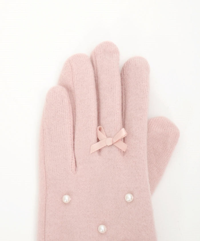 Pearl & Ribbon Gloves