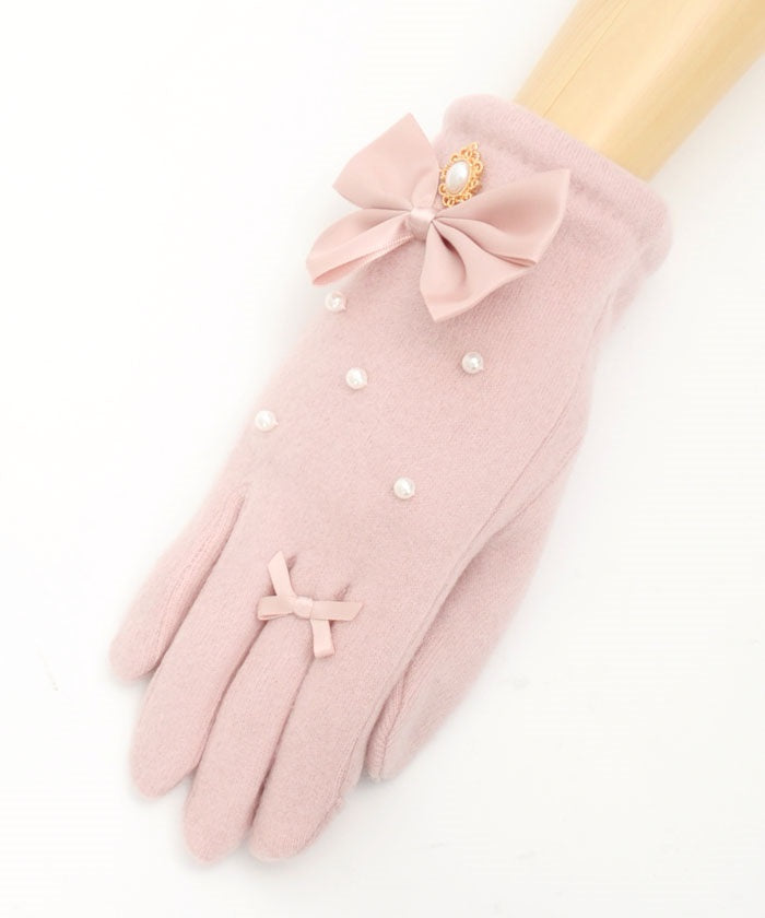 Pearl & Ribbon Gloves