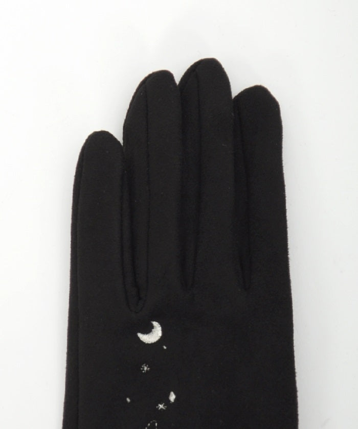 Cat Embroidery Gloves