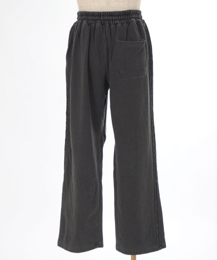 Knee Pleats Sweatpants