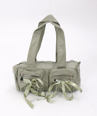 Thin Ribbon Boston Bag