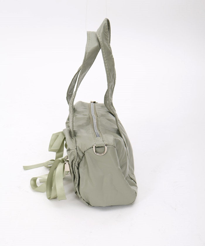 Thin Ribbon Boston Bag