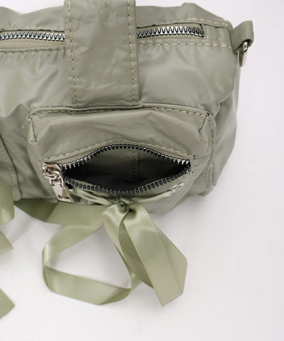 Thin Ribbon Boston Bag