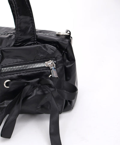 Thin Ribbon Boston Bag