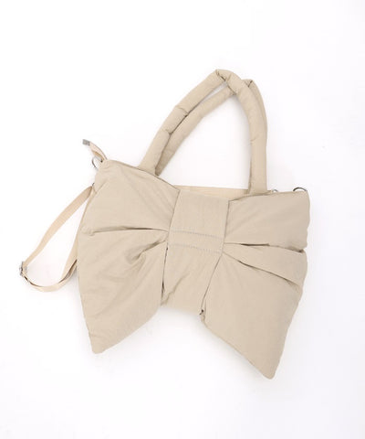 Ribbon Motif Tote Bag