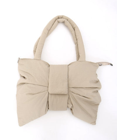 Ribbon Motif Tote Bag