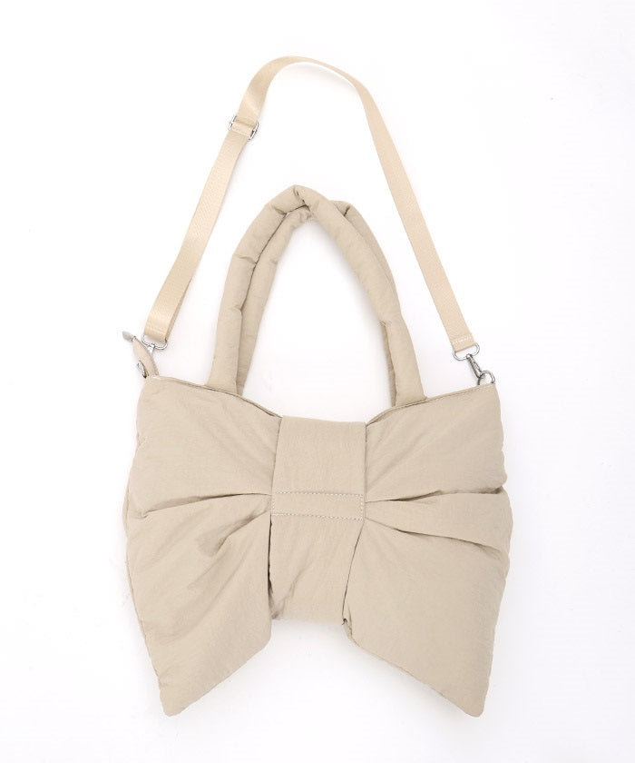 Ribbon Motif Tote Bag