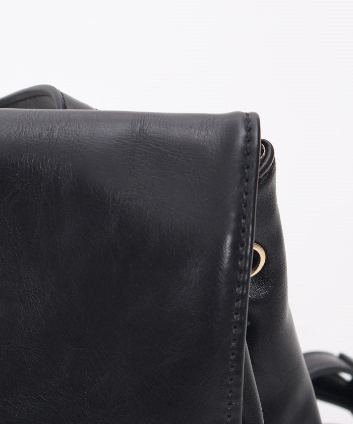 Faux Leather Mini Backpack