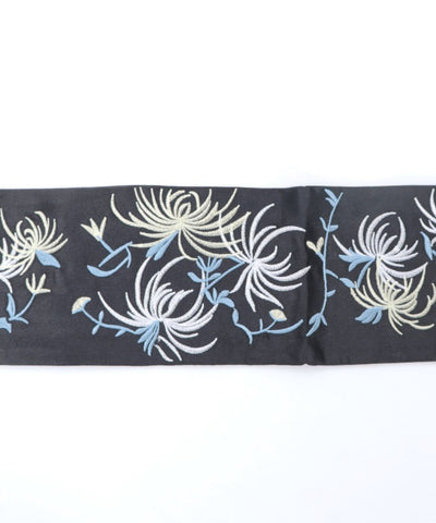 Chrysanthemum Embroidery Tassel Cord Obi Belt