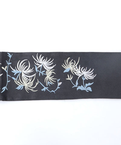 Chrysanthemum Embroidery Tassel Cord Obi Belt