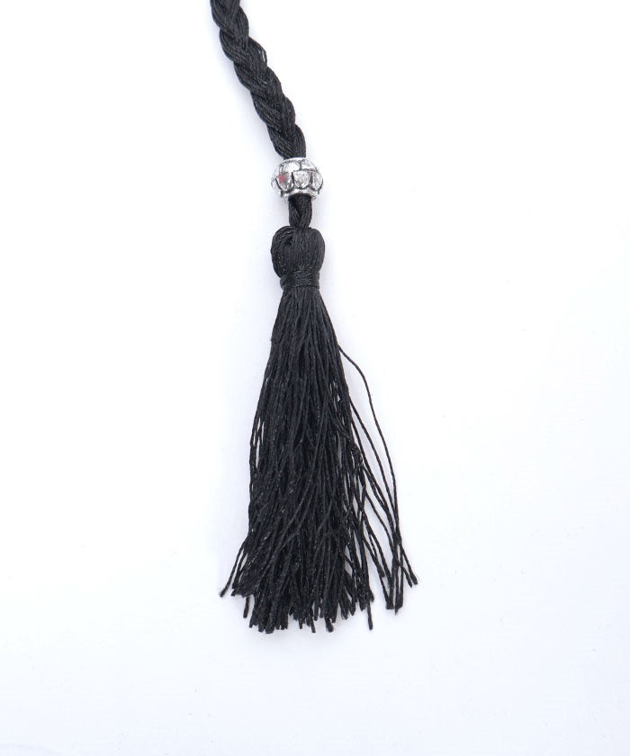 Chrysanthemum Embroidery Tassel Cord Obi Belt