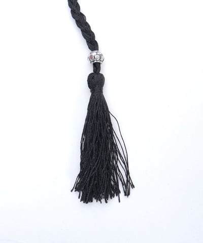 Chrysanthemum Embroidery Tassel Cord Obi Belt