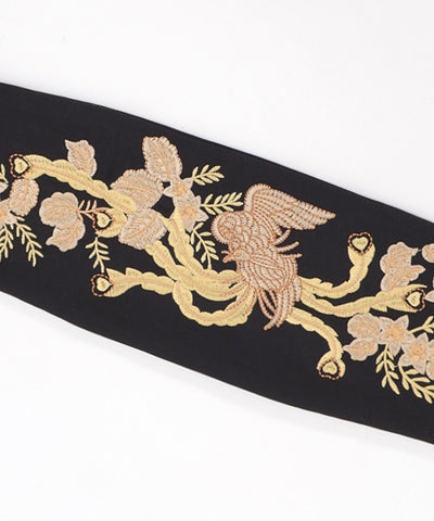 Phoenix Embroidery Obi Belt