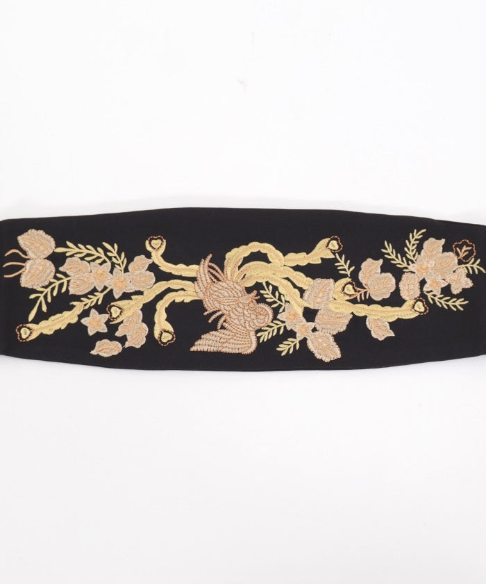 Phoenix Embroidery Obi Belt