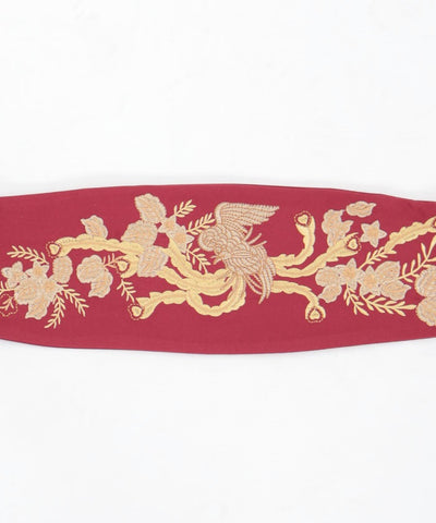 Phoenix Embroidery Obi Belt