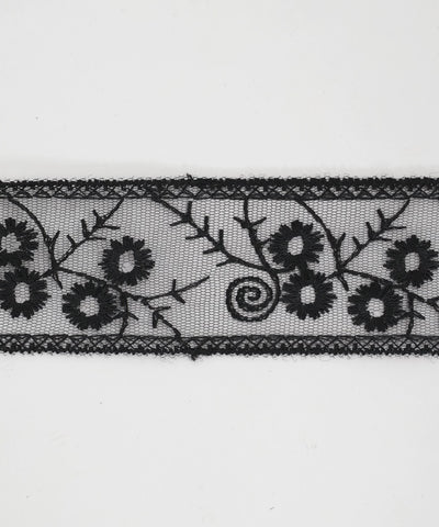 Floral Pattern Tulle Lace Belt