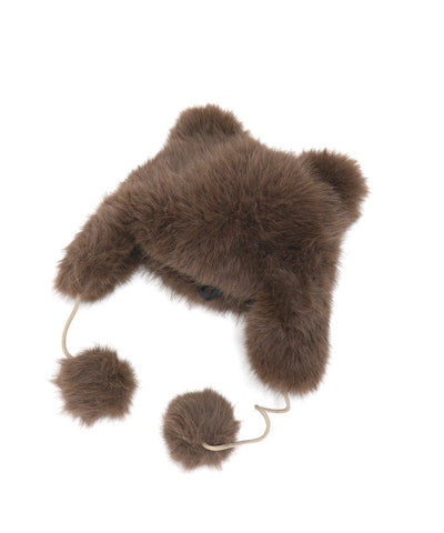 Bear Ears Fur Cap