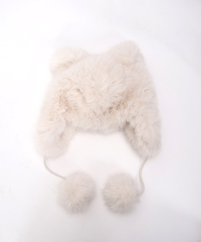 Bear Ears Fur Cap