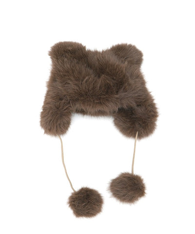 Bear Ears Fur Cap