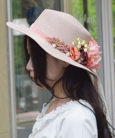 Assorted Flower Boater Hat