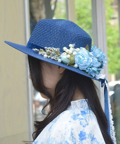 Assorted Flower Boater Hat