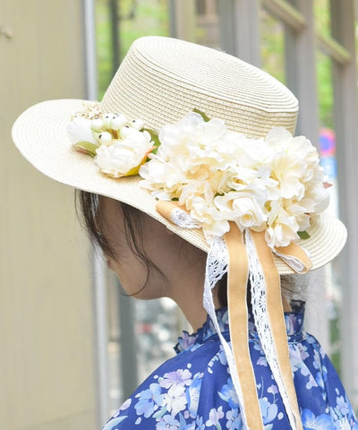 Assorted Flower Boater Hat