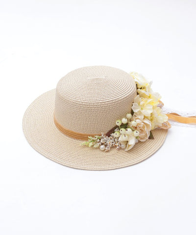 Assorted Flower Boater Hat