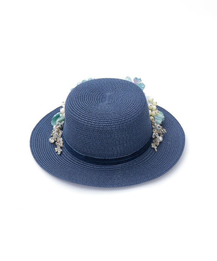 Assorted Flower Boater Hat