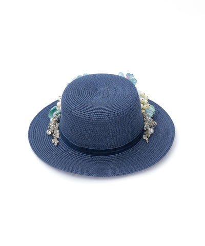 Assorted Flower Boater Hat