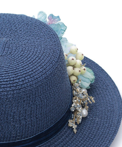 Assorted Flower Boater Hat