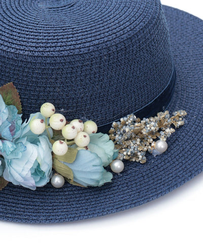 Assorted Flower Boater Hat