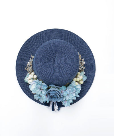 Assorted Flower Boater Hat
